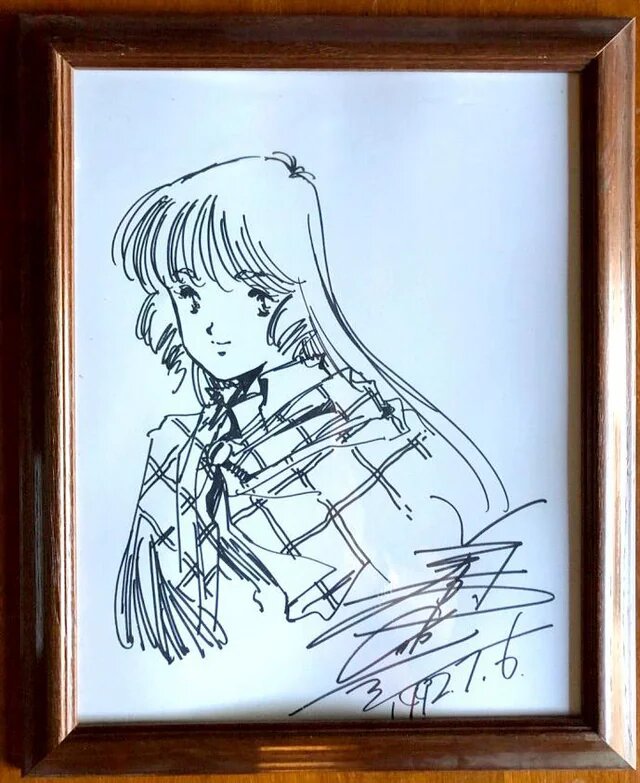 Educational authentic reference image (bpy92ukm3xr91). — educational authentic (REAL) shikishi reference associated with Haruhiko Mikimoto