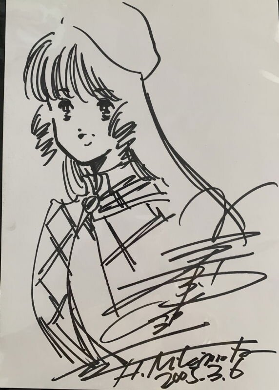 Educational authentic reference image (FibCIaLF_231223173709lola). — educational authentic (REAL) shikishi reference associated with Haruhiko Mikimoto