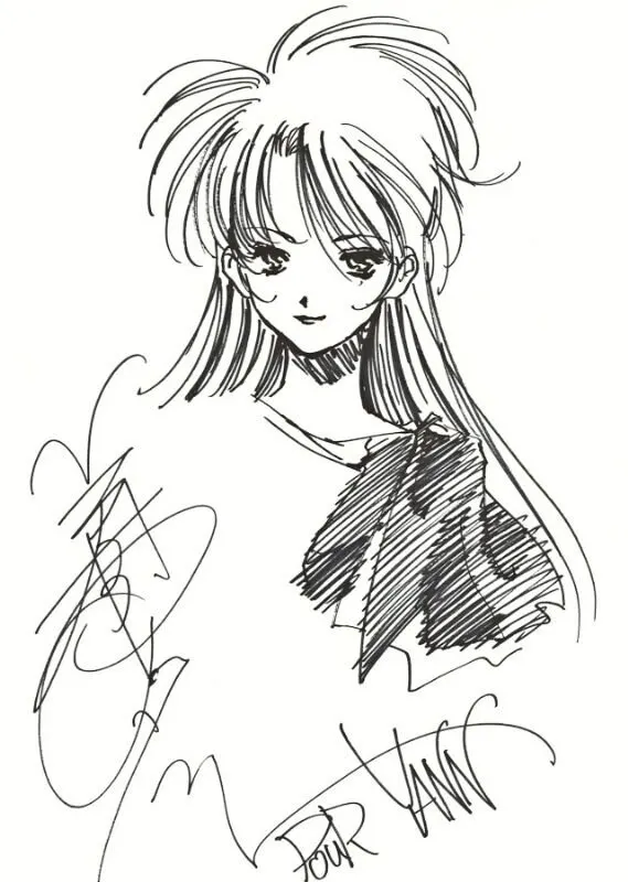 Educational authentic reference image (DNAO1G54_2107161119251gpadd). — educational authentic (REAL) shikishi reference associated with Haruhiko Mikimoto