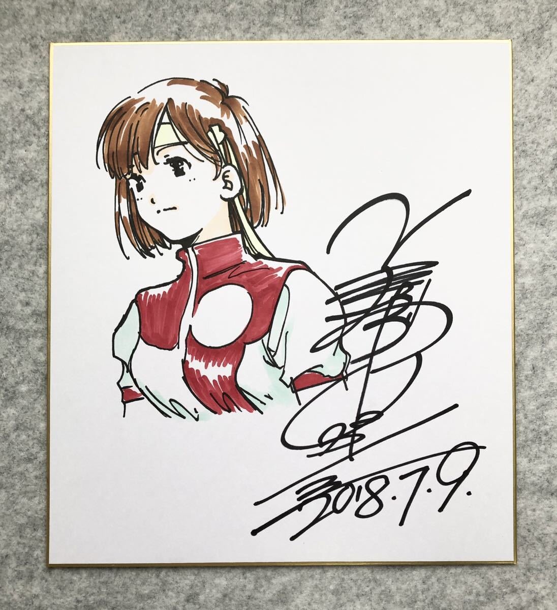Educational counterfeit reference image (e1043283370.1). — educational counterfeit (FAKE) shikishi reference associated with Haruhiko Mikimoto