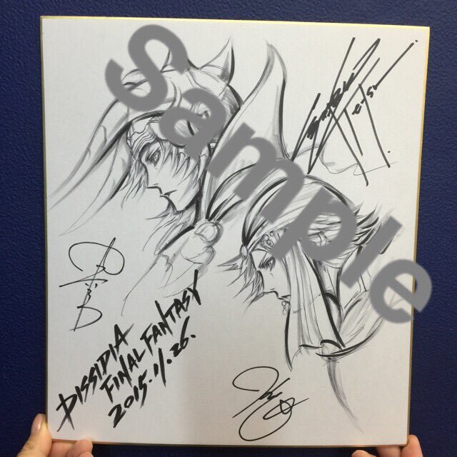 Educational authentic reference image (CUt0b2RUEAAhk9f). — educational authentic (REAL) shikishi reference associated with Tetsuya Nomura