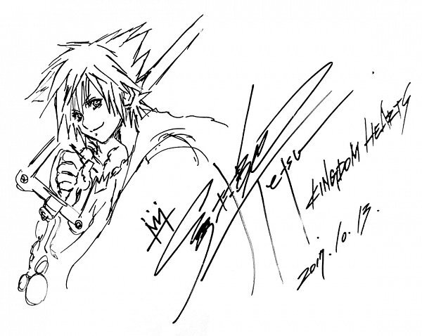 Educational authentic reference image (Sora.(Kingdom.Hearts).600.2574007). — educational authentic (REAL) shikishi reference associated with Tetsuya Nomura