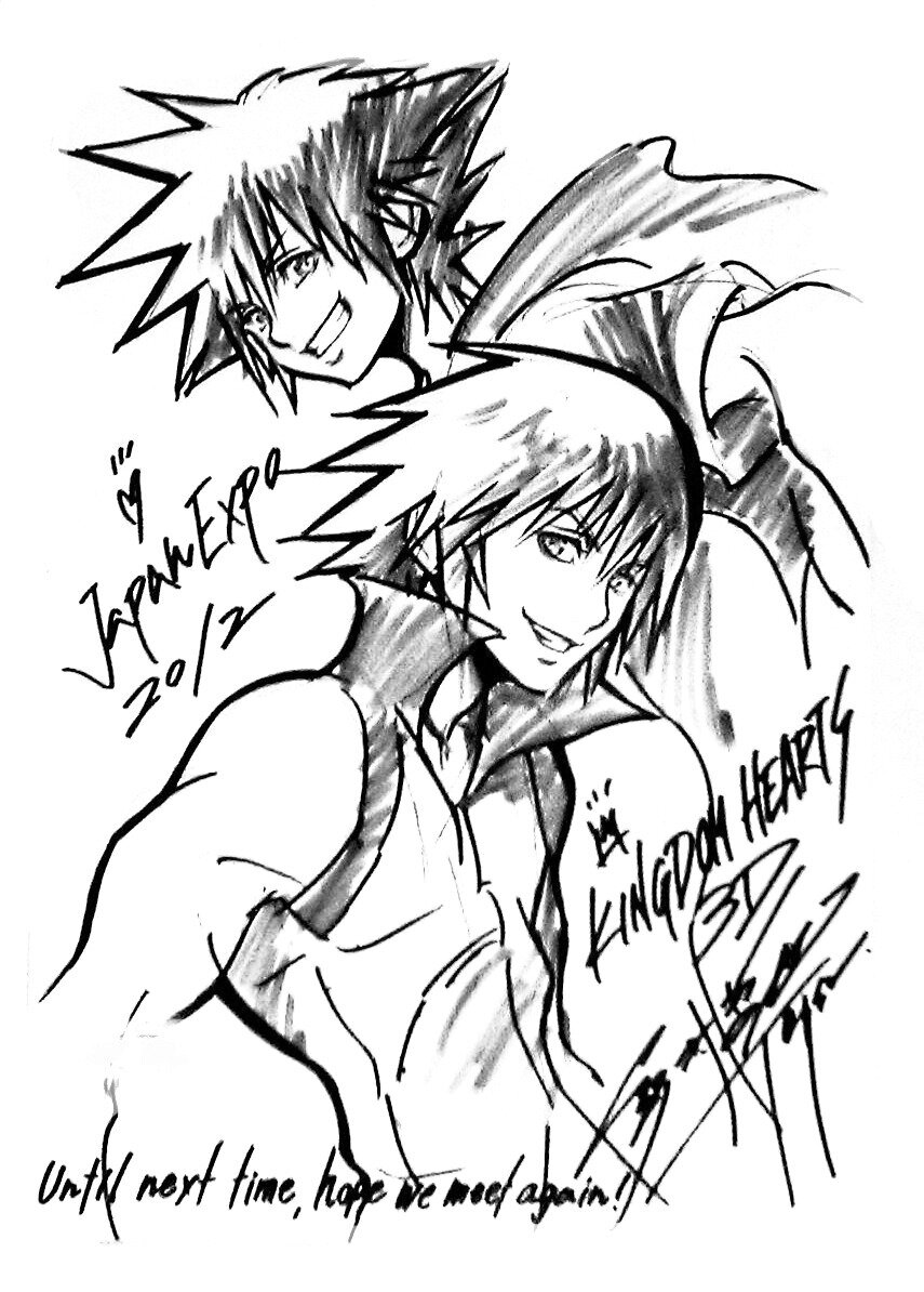Educational authentic reference image (tumblr_mkzd90Jz0e1r71txzo1_1280). — educational authentic (REAL) shikishi reference associated with Tetsuya Nomura