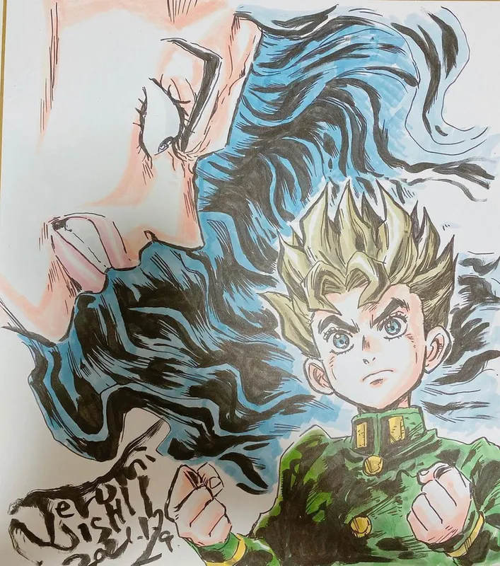 Educational authentic reference image (Screenshot 2024-11-22 at 00-33-44 Instagram). — educational authentic (REAL) shikishi reference associated with Terumi Nishii