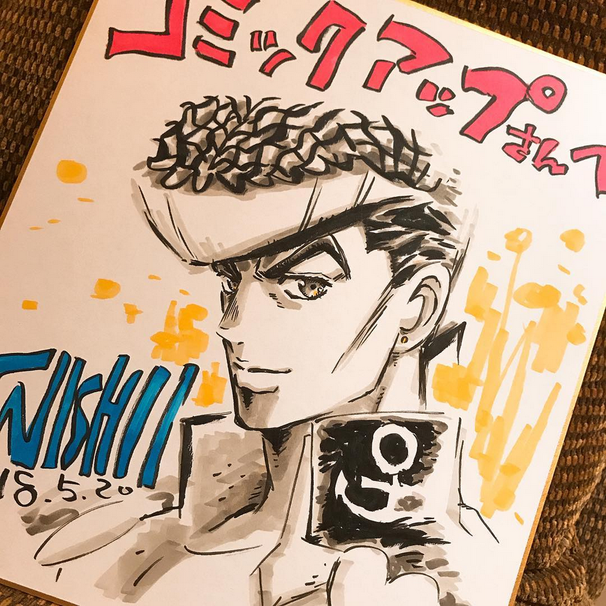 Educational authentic reference image (Screenshot 2024-11-22 at 00-39-04 Instagram). — educational authentic (REAL) shikishi reference associated with Terumi Nishii