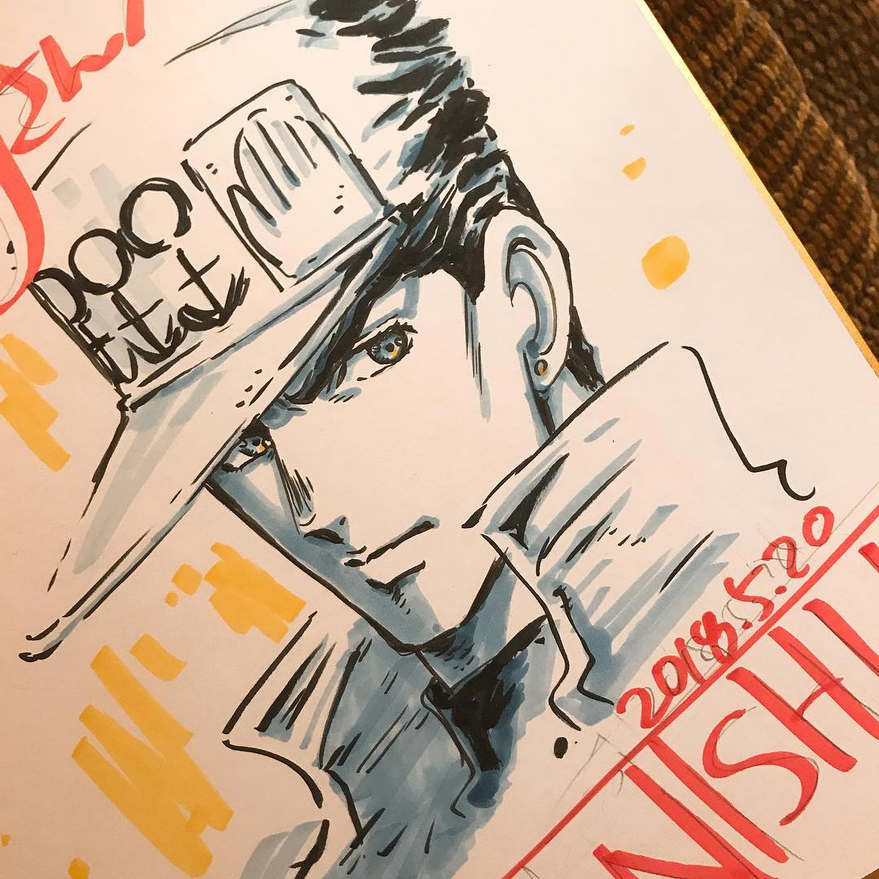 Educational authentic reference image (Screenshot 2024-11-22 at 00-39-17 Instagram). — educational authentic (REAL) shikishi reference associated with Terumi Nishii