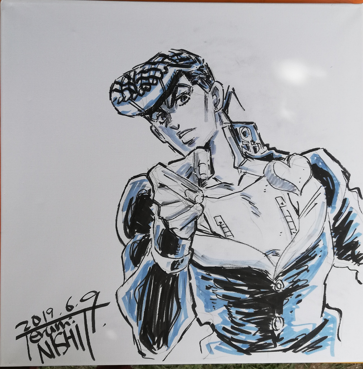 Educational authentic reference image (TNishii_June_9_2019). — educational authentic (REAL) shikishi reference associated with Terumi Nishii