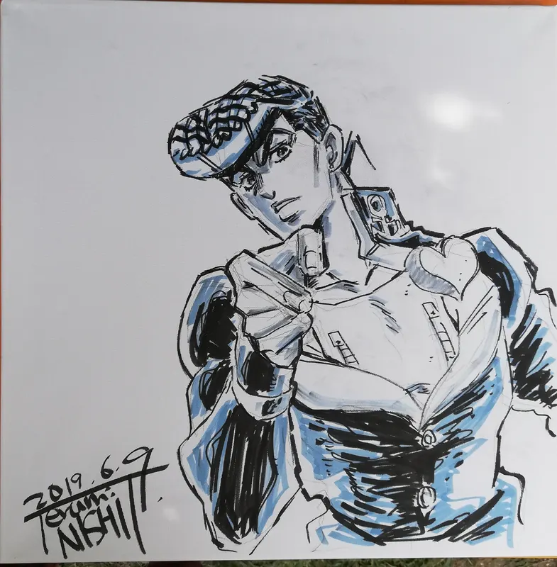 Educational authentic reference image (TNishii_June_9_2019). — educational authentic (REAL) shikishi reference associated with Terumi Nishii