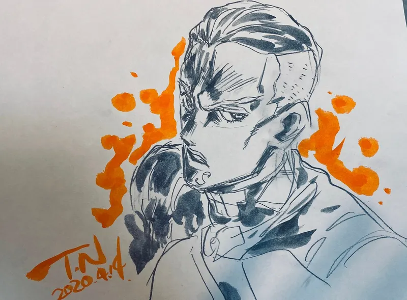 Educational authentic reference image (TnishiiYuya2020). — educational authentic (REAL) shikishi reference associated with Terumi Nishii