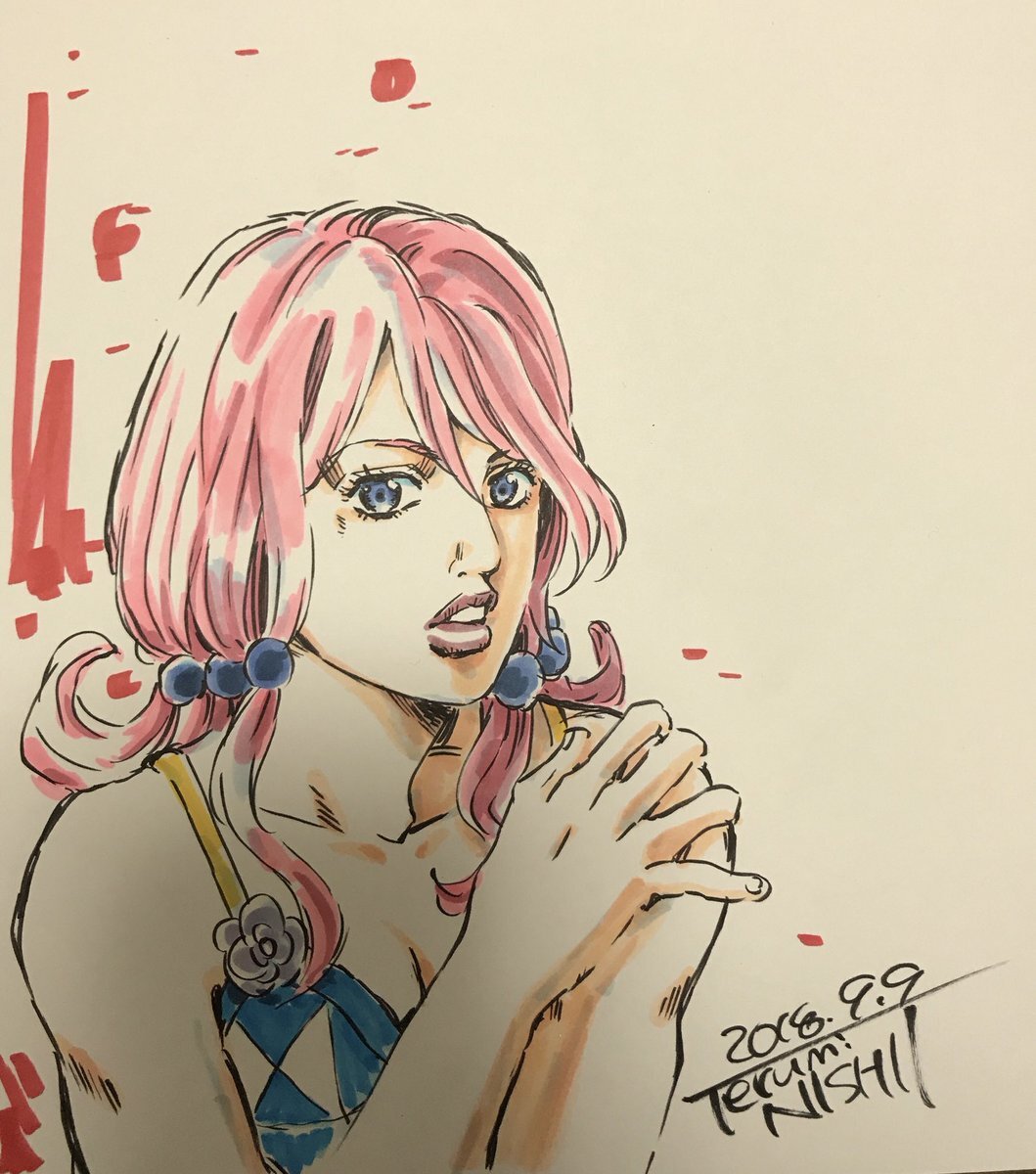 Educational authentic reference image (Tnishii-Sep-10b-2018). — educational authentic (REAL) shikishi reference associated with Terumi Nishii