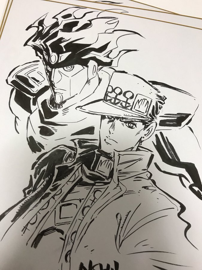 Educational authentic reference image (TnishiiJotaro2018-6). — educational authentic (REAL) shikishi reference associated with Terumi Nishii