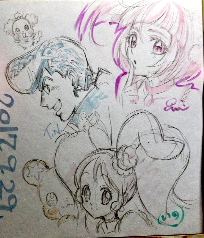 Educational authentic reference image (Tnishii-Sep-29-2017). — educational authentic (REAL) shikishi reference associated with Terumi Nishii