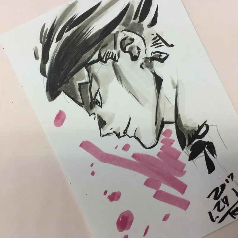 Educational authentic reference image (Tnishii82). — educational authentic (REAL) shikishi reference associated with Terumi Nishii