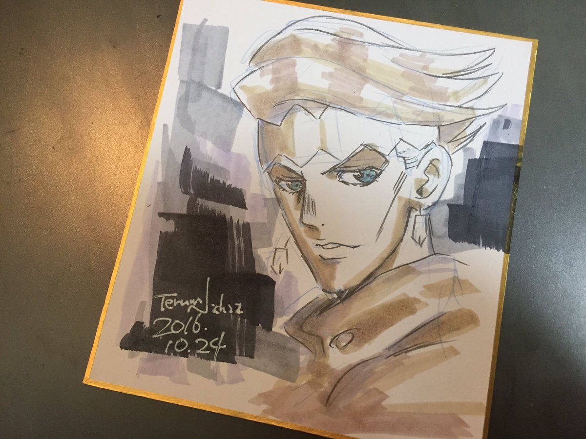 Educational authentic reference image (Tnishii36). — educational authentic (REAL) shikishi reference associated with Terumi Nishii