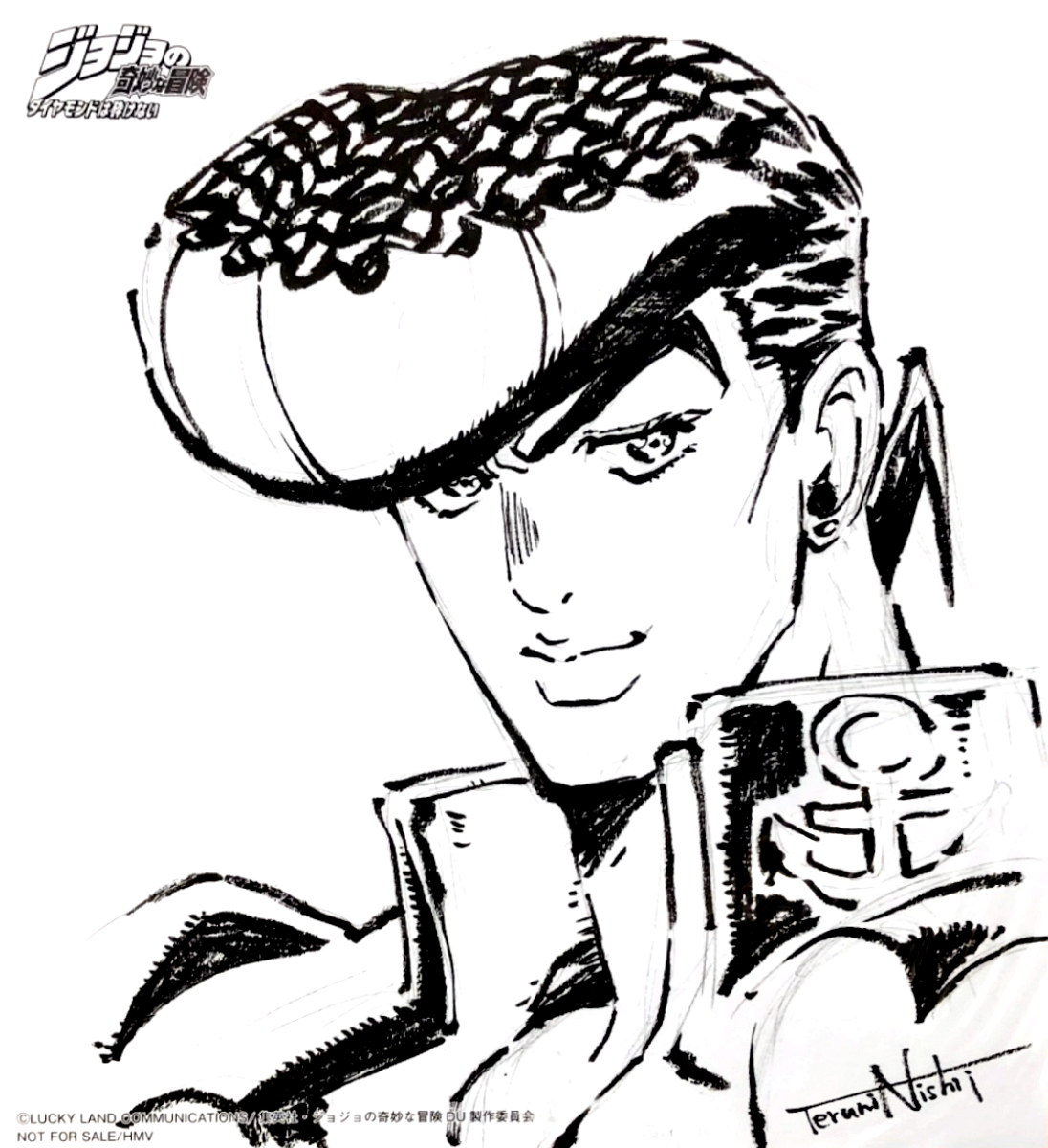 Educational authentic reference image (Josuke_HMV_2016_Nishii). — educational authentic (REAL) shikishi reference associated with Terumi Nishii