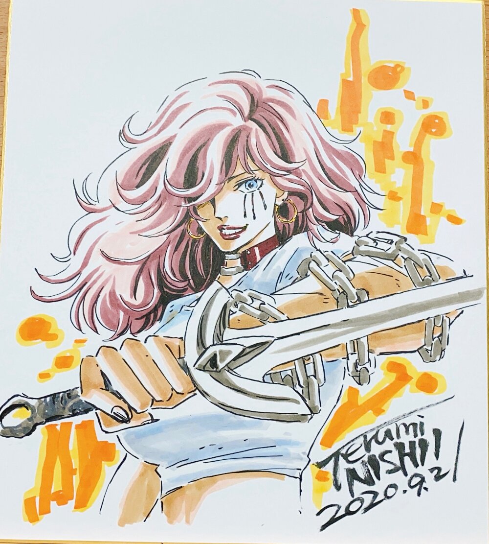 Educational authentic reference image (5faa82c416595). — educational authentic (REAL) shikishi reference associated with Terumi Nishii
