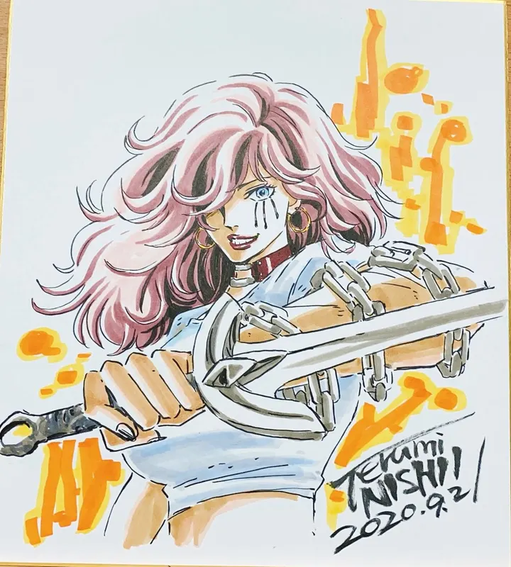 Educational authentic reference image (5faa82c416595). — educational authentic (REAL) shikishi reference associated with Terumi Nishii