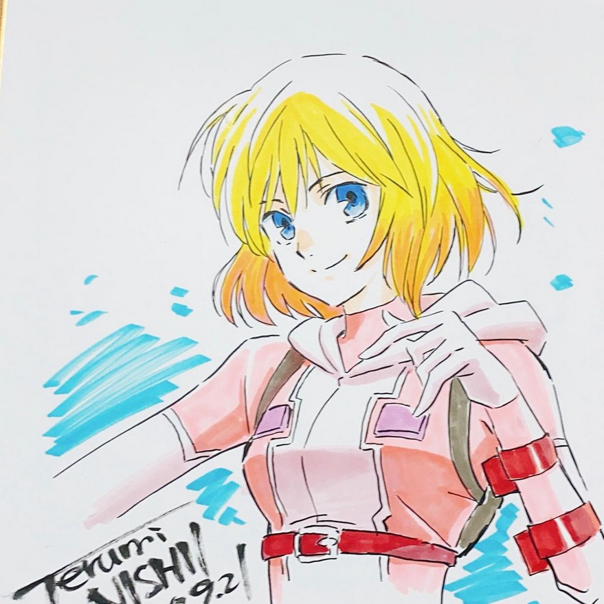 Educational authentic reference image (Screenshot 2024-11-22 at 00-34-02 Instagram). — educational authentic (REAL) shikishi reference associated with Terumi Nishii