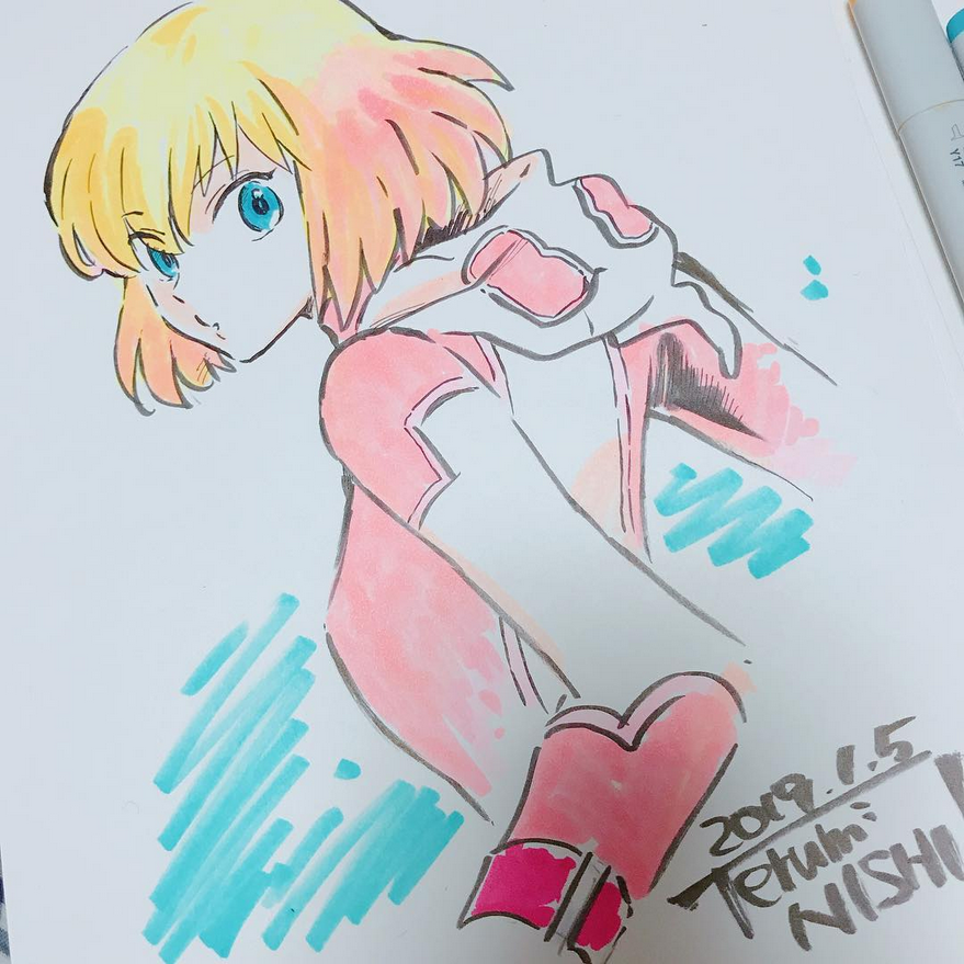 Educational authentic reference image (Screenshot 2024-11-22 at 00-36-11 Instagram). — educational authentic (REAL) shikishi reference associated with Terumi Nishii
