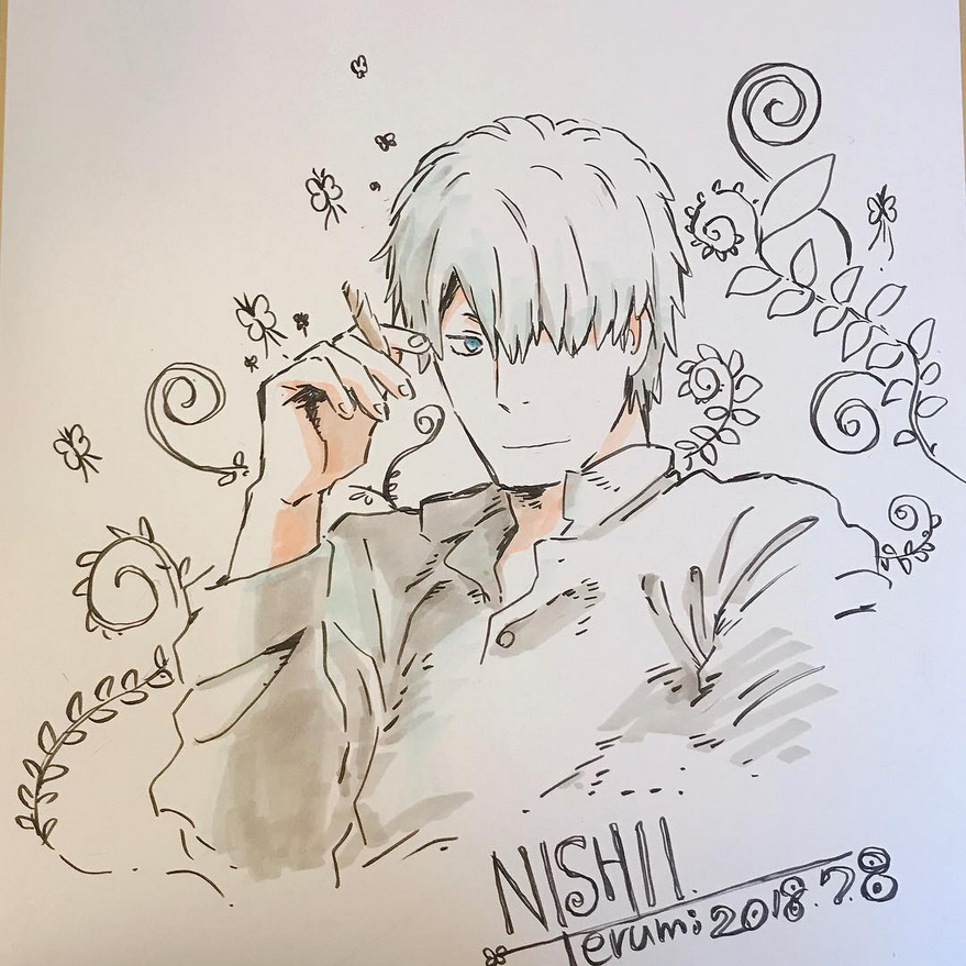 Educational authentic reference image (Screenshot 2024-11-22 at 00-38-50 Instagram). — educational authentic (REAL) shikishi reference associated with Terumi Nishii