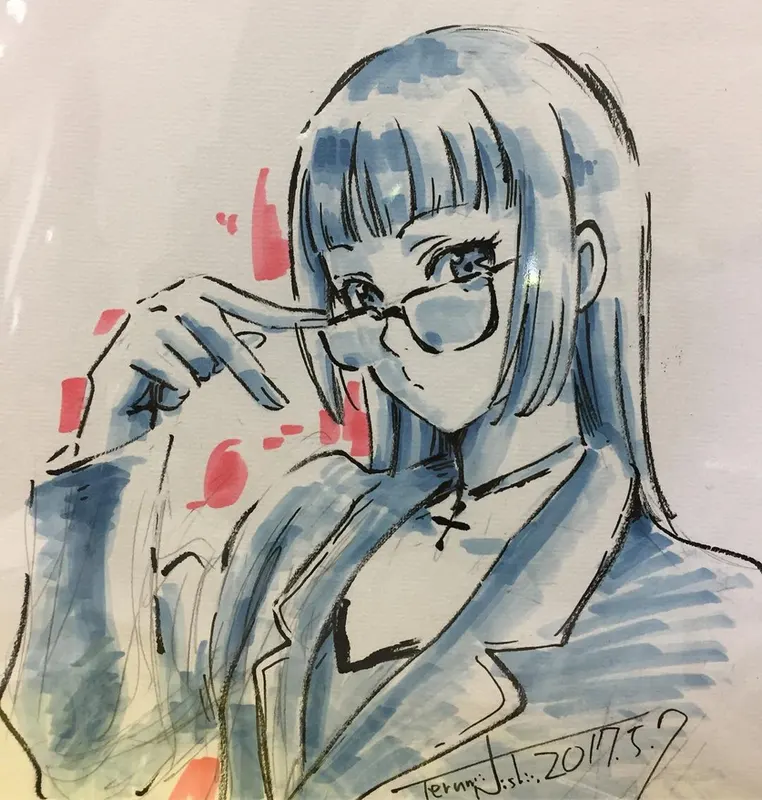 Educational authentic reference image (Screenshot 2024-11-22 at 00-40-42 Instagram). — educational authentic (REAL) shikishi reference associated with Terumi Nishii