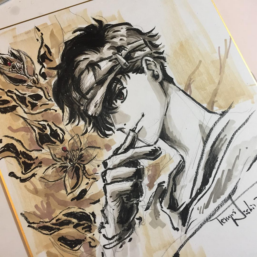 Educational authentic reference image (Screenshot 2024-11-22 at 00-41-24 Instagram). — educational authentic (REAL) shikishi reference associated with Terumi Nishii