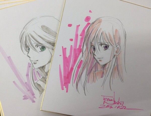 Educational authentic reference image (580b7f99228e6). — educational authentic (REAL) shikishi reference associated with Terumi Nishii
