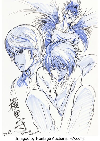 Educational authentic reference image (lf). — educational authentic (REAL) shikishi reference associated with Mamoru Yokota