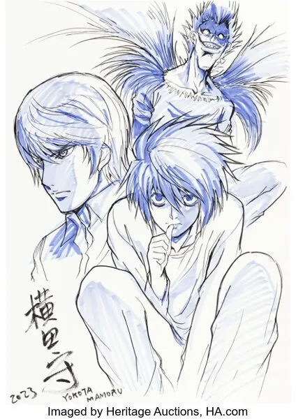 Educational authentic reference image (lf). — educational authentic (REAL) shikishi reference associated with Mamoru Yokota
