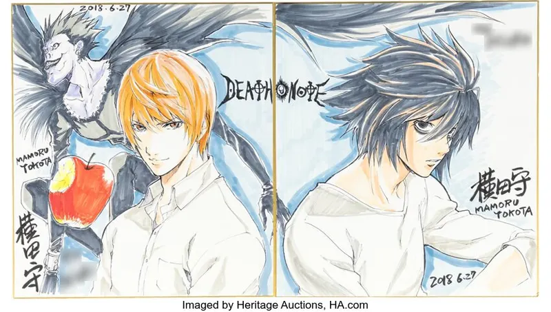Educational authentic reference image (leeeef). — educational authentic (REAL) shikishi reference associated with Mamoru Yokota