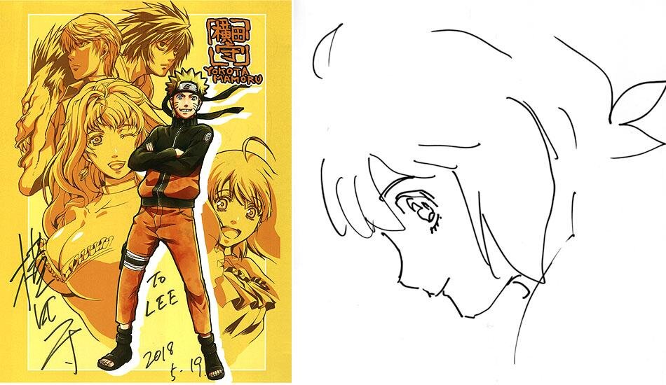 Educational authentic reference image (mamoru-yokota-and-takahiro-yoshimatsu-art-from-acen-2018-v0-uuc8a1b5il3c1). — educational authentic (REAL) shikishi reference associated with Mamoru Yokota