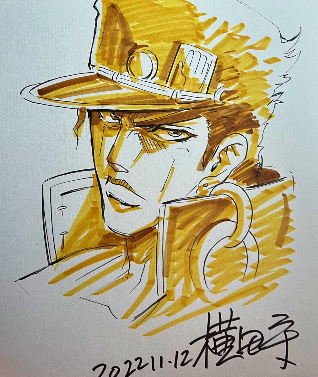 Educational authentic reference image (FhX0bi2acAQjeHO). — educational authentic (REAL) shikishi reference associated with Mamoru Yokota