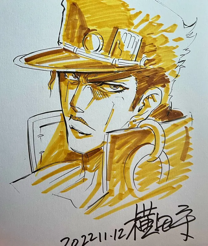 Educational authentic reference image (FhX0bi2acAQjeHO). — educational authentic (REAL) shikishi reference associated with Mamoru Yokota