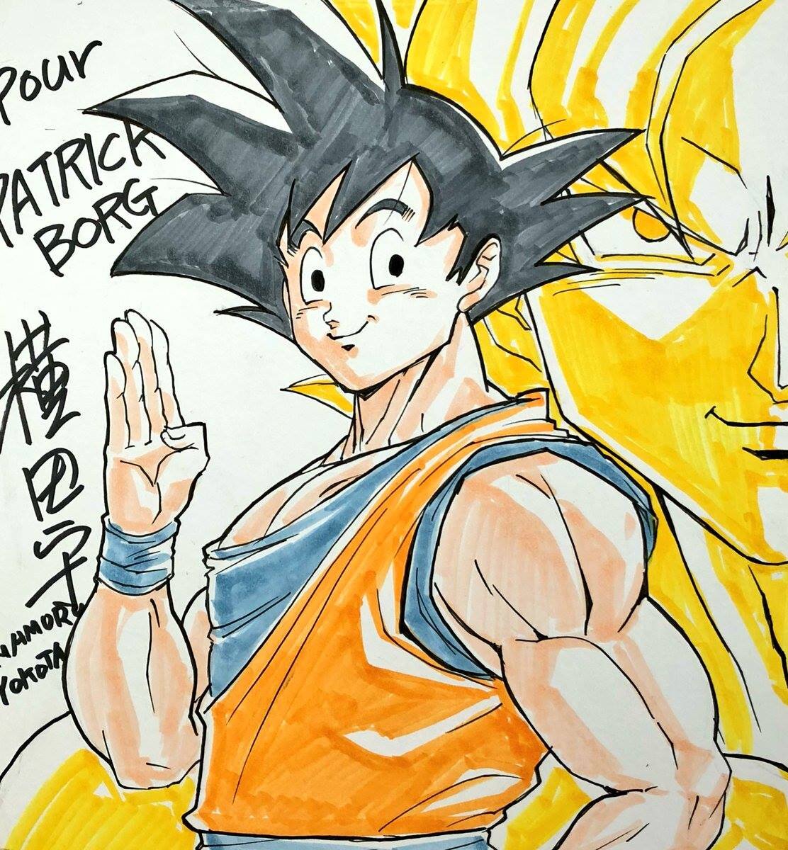 Educational authentic reference image (38744608_212112942802591_1148542373131714560_n). — educational authentic (REAL) shikishi reference associated with Mamoru Yokota