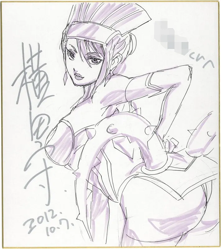 Educational authentic reference image (0002148961). — educational authentic (REAL) shikishi reference associated with Mamoru Yokota