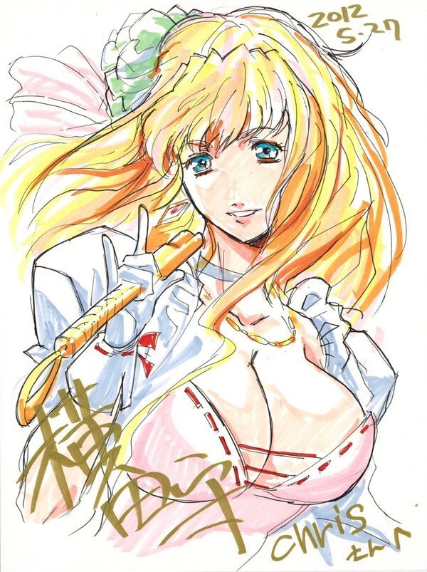 Educational authentic reference image (file). — educational authentic (REAL) shikishi reference associated with Mamoru Yokota