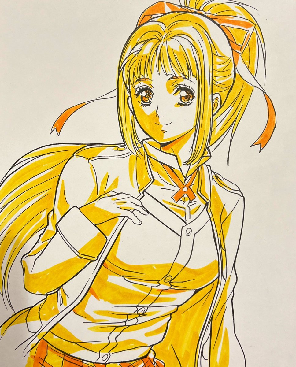 Educational authentic reference image (GUrwXURagAAUFHr). — educational authentic (REAL) shikishi reference associated with Mamoru Yokota