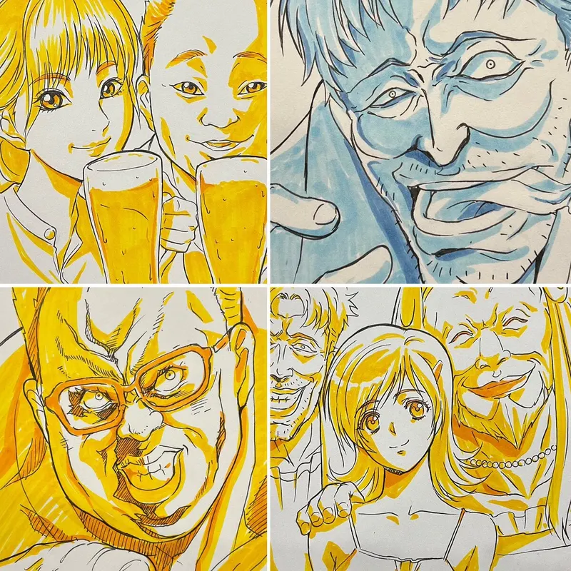 Educational authentic reference image (GZuSPhvbYAAPniP). — educational authentic (REAL) shikishi reference associated with Mamoru Yokota