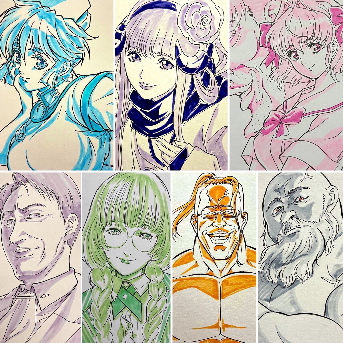 Educational authentic reference image (GZuSPhxasAAhtV_). — educational authentic (REAL) shikishi reference associated with Mamoru Yokota