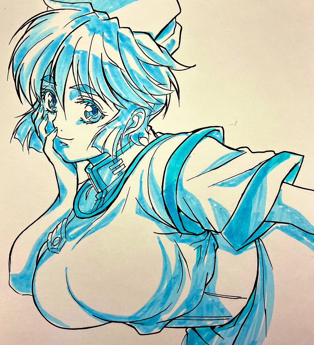 Educational authentic reference image (GYI-EFsa8AAj4gN). — educational authentic (REAL) shikishi reference associated with Mamoru Yokota