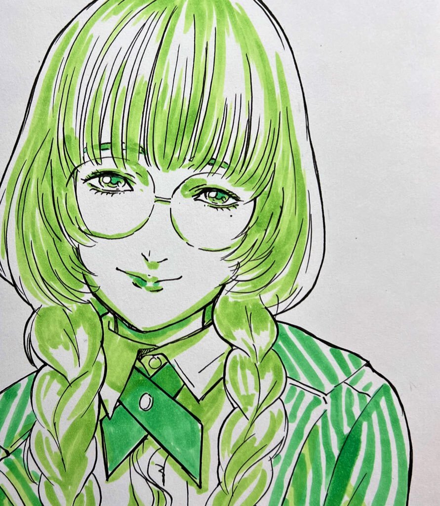 Educational authentic reference image (GXfkYO3a0AAXDBA). — educational authentic (REAL) shikishi reference associated with Mamoru Yokota
