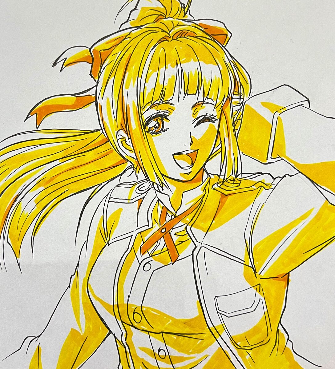 Educational authentic reference image (GUxBN1TbQAATzu0). — educational authentic (REAL) shikishi reference associated with Mamoru Yokota
