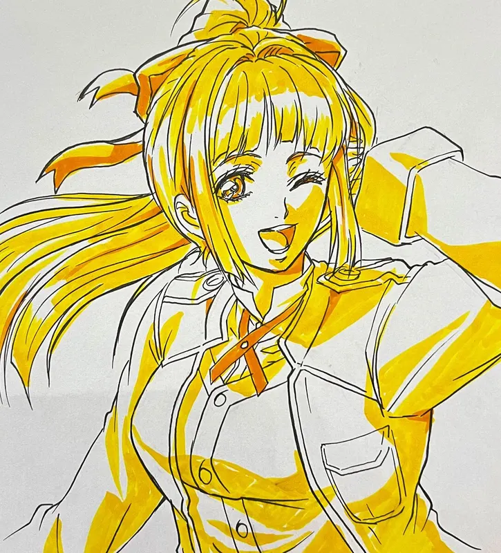 Educational authentic reference image (GUxBN1TbQAATzu0). — educational authentic (REAL) shikishi reference associated with Mamoru Yokota