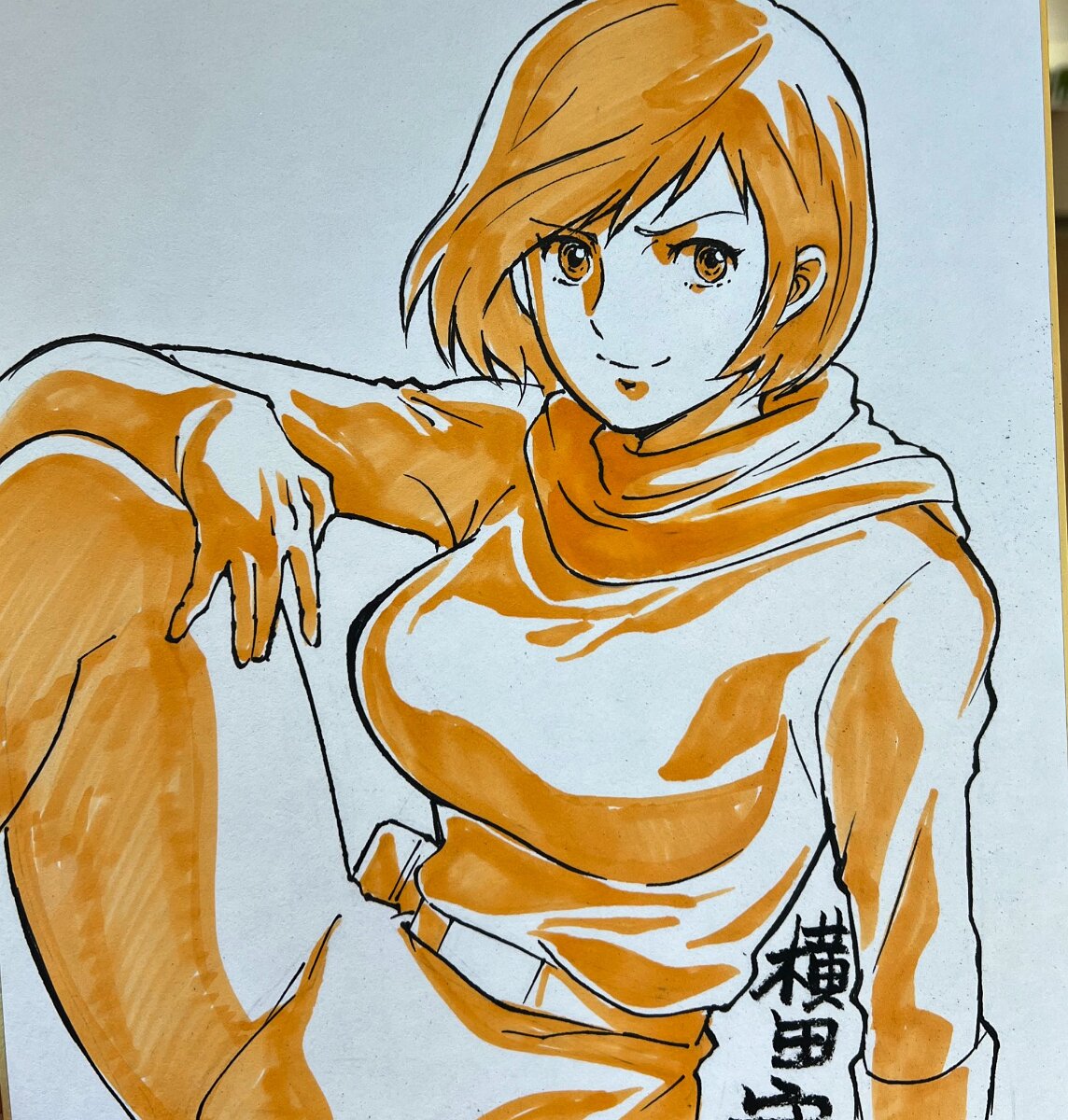 Educational authentic reference image (GUm6gdZWwAA3FK8). — educational authentic (REAL) shikishi reference associated with Mamoru Yokota