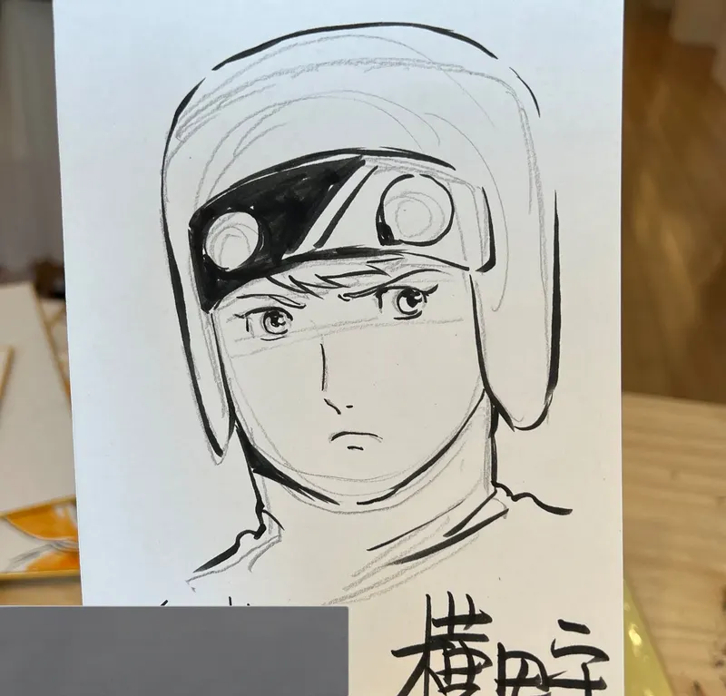 Educational authentic reference image (GUm5u3AXkAAYciR). — educational authentic (REAL) shikishi reference associated with Mamoru Yokota