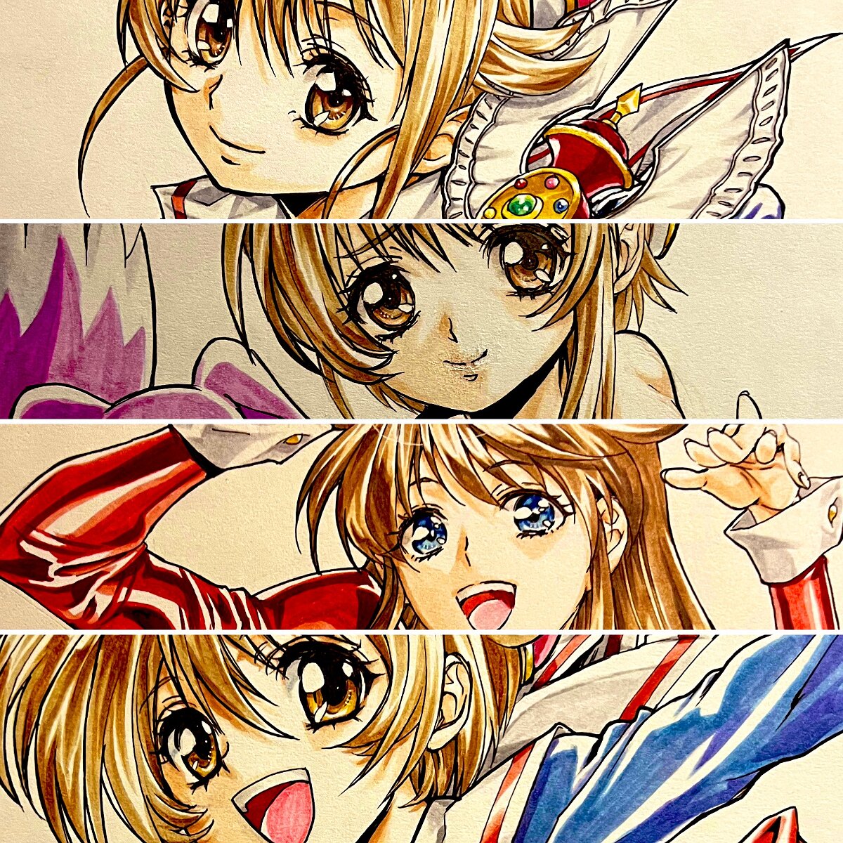 Educational authentic reference image (GFe4EdUaoAApyrD). — educational authentic (REAL) shikishi reference associated with Mamoru Yokota