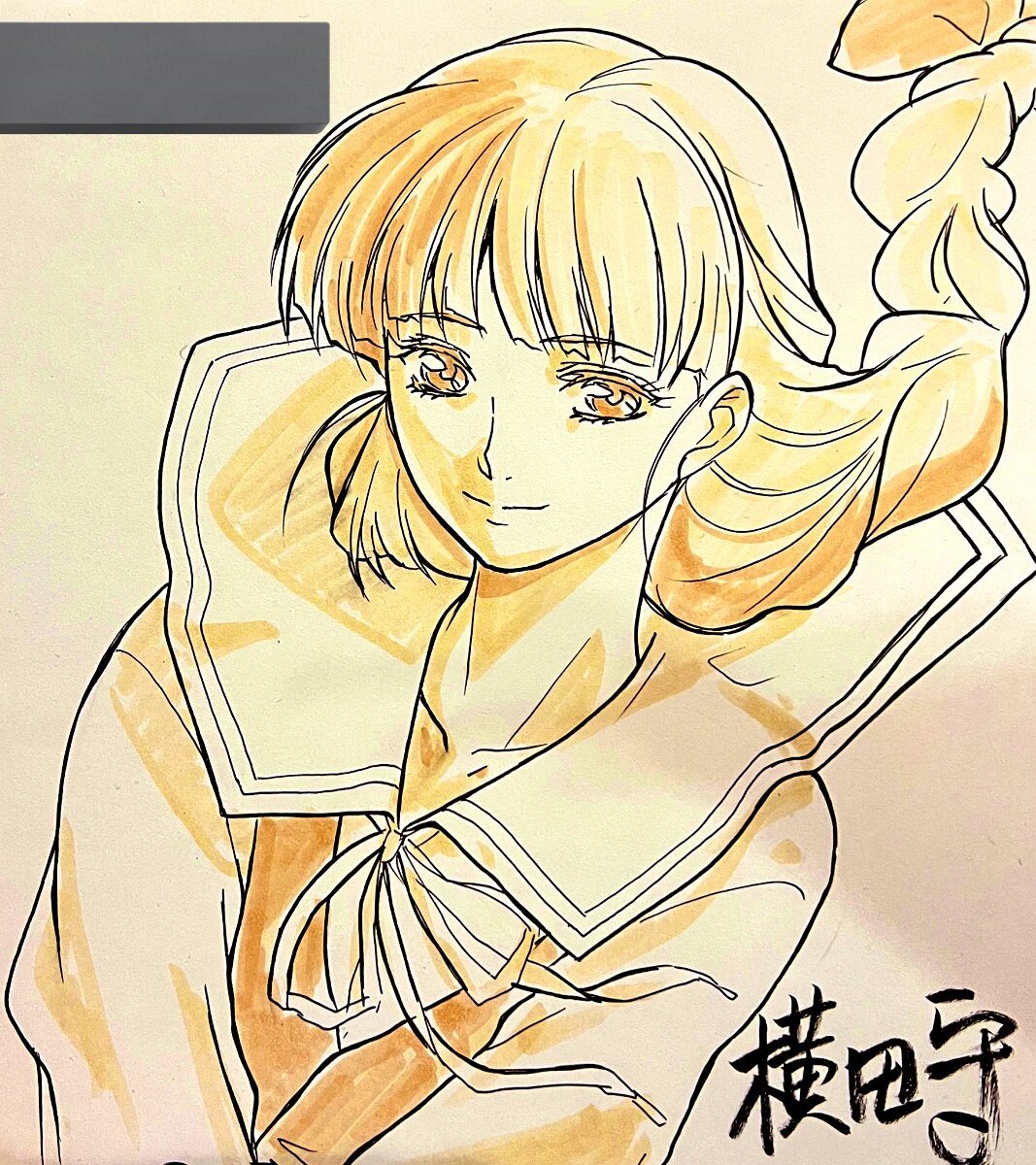 Educational authentic reference image (F3ZRtyjbkAE3s1T). — educational authentic (REAL) shikishi reference associated with Mamoru Yokota