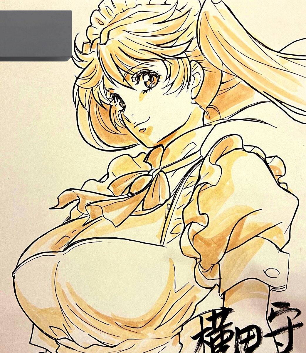Educational authentic reference image (F3ZRtyea8AAvbXk). — educational authentic (REAL) shikishi reference associated with Mamoru Yokota