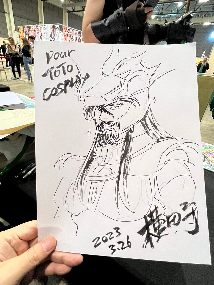 Educational authentic reference image (FsPFKpKWcAQgRUx). — educational authentic (REAL) shikishi reference associated with Mamoru Yokota