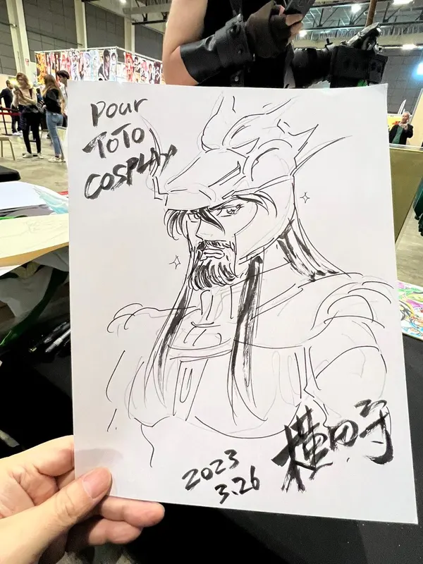 Educational authentic reference image (FsPFKpKWcAQgRUx). — educational authentic (REAL) shikishi reference associated with Mamoru Yokota